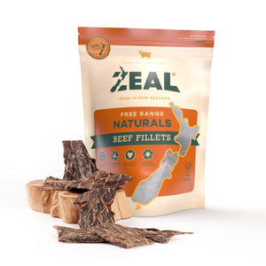 Zeal Dried Beef Fillets 125g - Shopivet.com