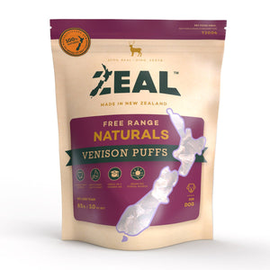Zeal Dried Venison Puffs 85g - Shopivet.com