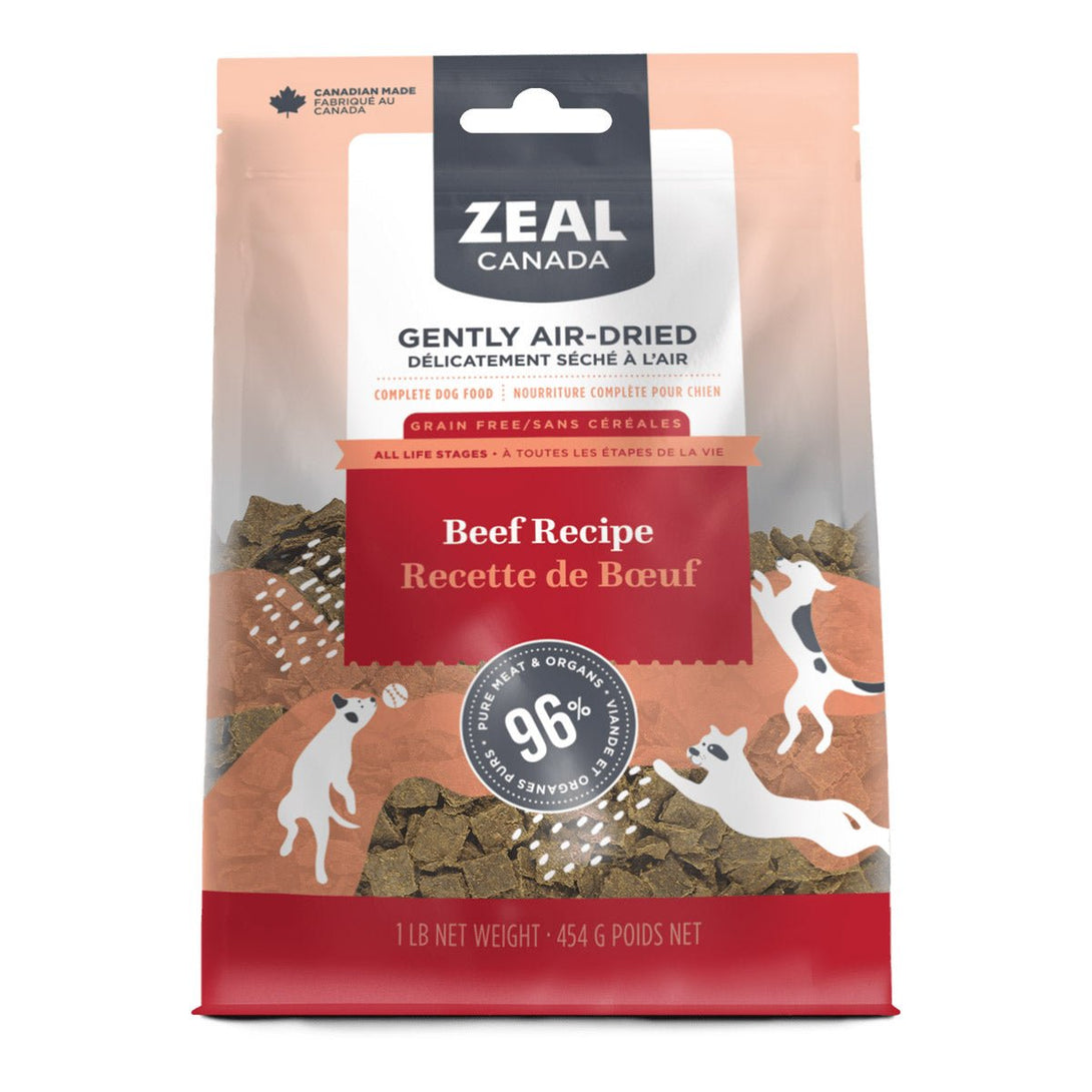 Zeal Gently Air - Dried Beef Recipe for Dogs - 2.2lbs/1kg - Shopivet.com