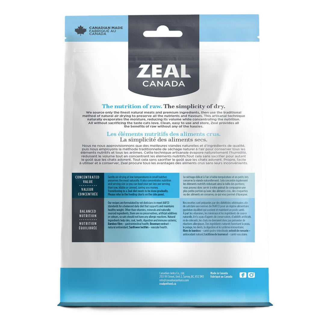 Zeal Gently Air - Dried Okanagan blend(Fish, Chicken, and Pork) Recipe for Cats 14oz/400g - Shopivet.com