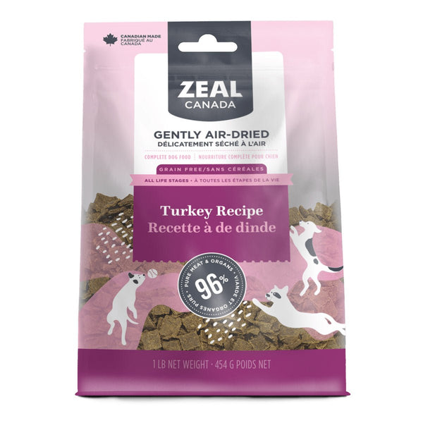 Zeal Gently Air - Dried Turkey Recipe for Dogs - 2.2lbs/1kg - Shopivet.com