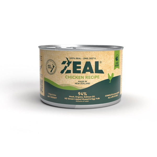 Zeal Grain Free Canned Dog Food 170g – (Chicken Recipe) - Shopivet.com