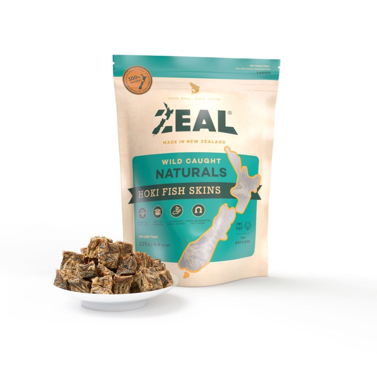 Zeal Hoki Fish Skins 125g - Shopivet.com