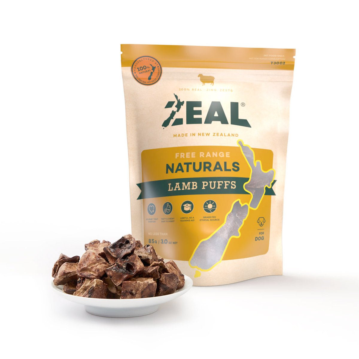 Zeal Lamb Puffs (85g) - Shopivet.com
