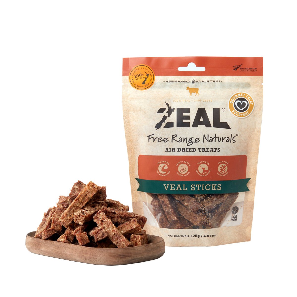 Zeal Veal Sticks 125g - Shopivet.com