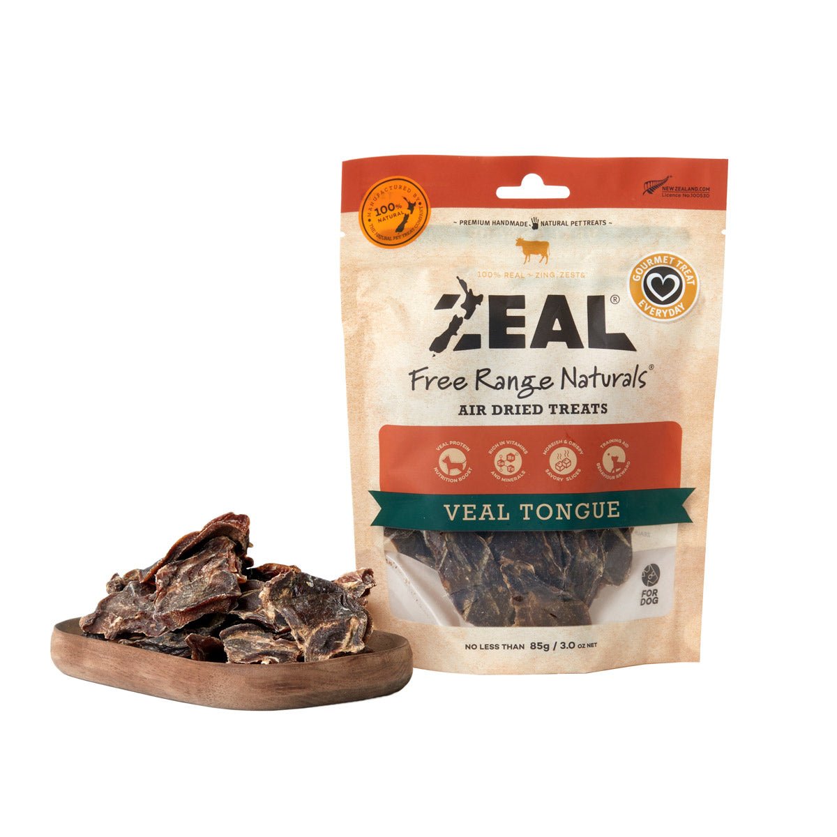 Zeal Veal Tongue 85g - Shopivet.com