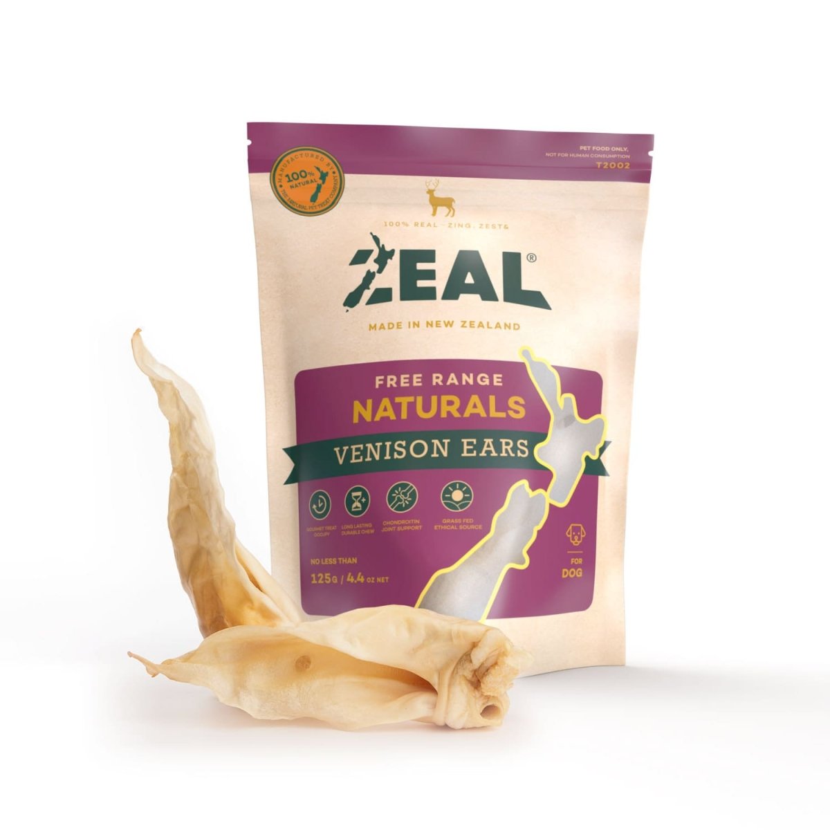 Zeal Venison Ears (3 - 4pcs) - Shopivet.com