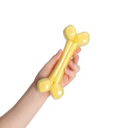 Zeus Duo Bone, 18cm, Yellow, Coconut Scent - Shopivet.com