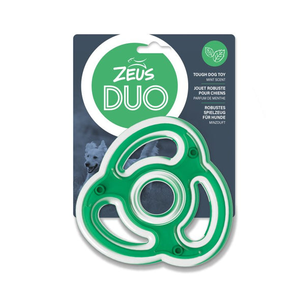 Zeus Duo Ninja Star, 12.5cm, Green, Mint Scent - Shopivet.com