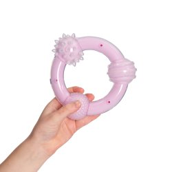 Zeus Duo Tri-Ring, 15cm, Lilac, Coconut Scent - Shopivet.com