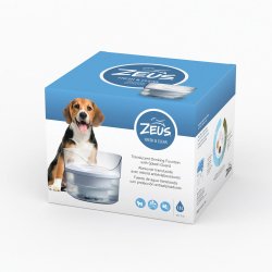 Zeus Fresh & Clear Fountain with Splash Guard 1.5L - Shopivet.com