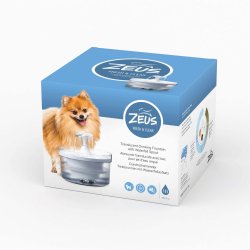 Zeus Fresh & Clear Fountain with Waterfall Spout 1.5L - Shopivet.com