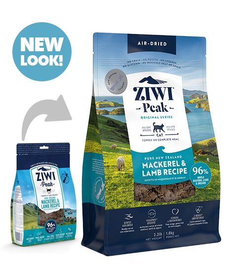 ZIWI Peak Air - Dried Mackerel & Lamb Recipe Dry Cat Food - 400G - Shopivet.com