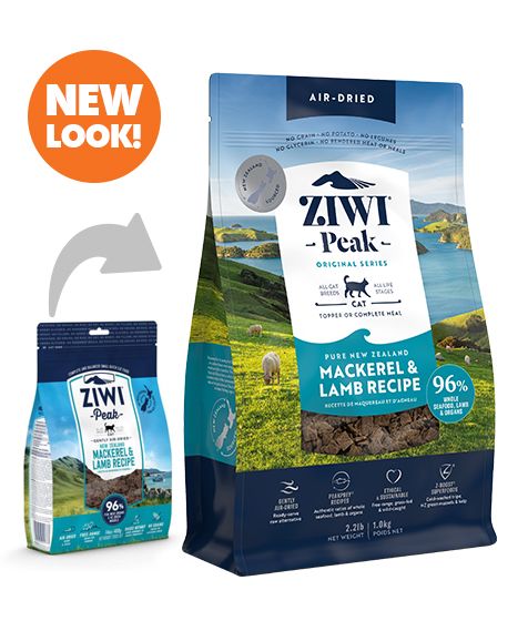 ZIWI Peak Air - Dried Mackerel & Lamb Recipe Dry Cat Food - 400G - Shopivet.com