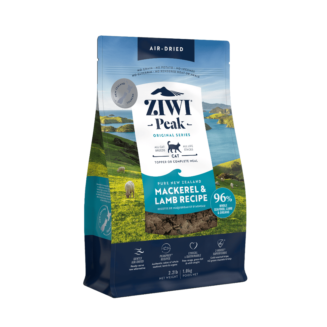 ZIWI Peak Air - Dried Mackerel & Lamb Recipe Dry Cat Food - 400G - Shopivet.com