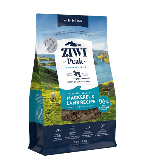 ZIWI Peak Air - Dried Mackerel & Lamb Recipe Dry Dog Food - 2.5KG - Shopivet.com