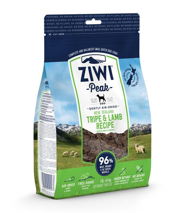 ZIWI Peak Air - Dried Tripe & Lamb Recipe Dry Dog Food - 1KG - Shopivet.com