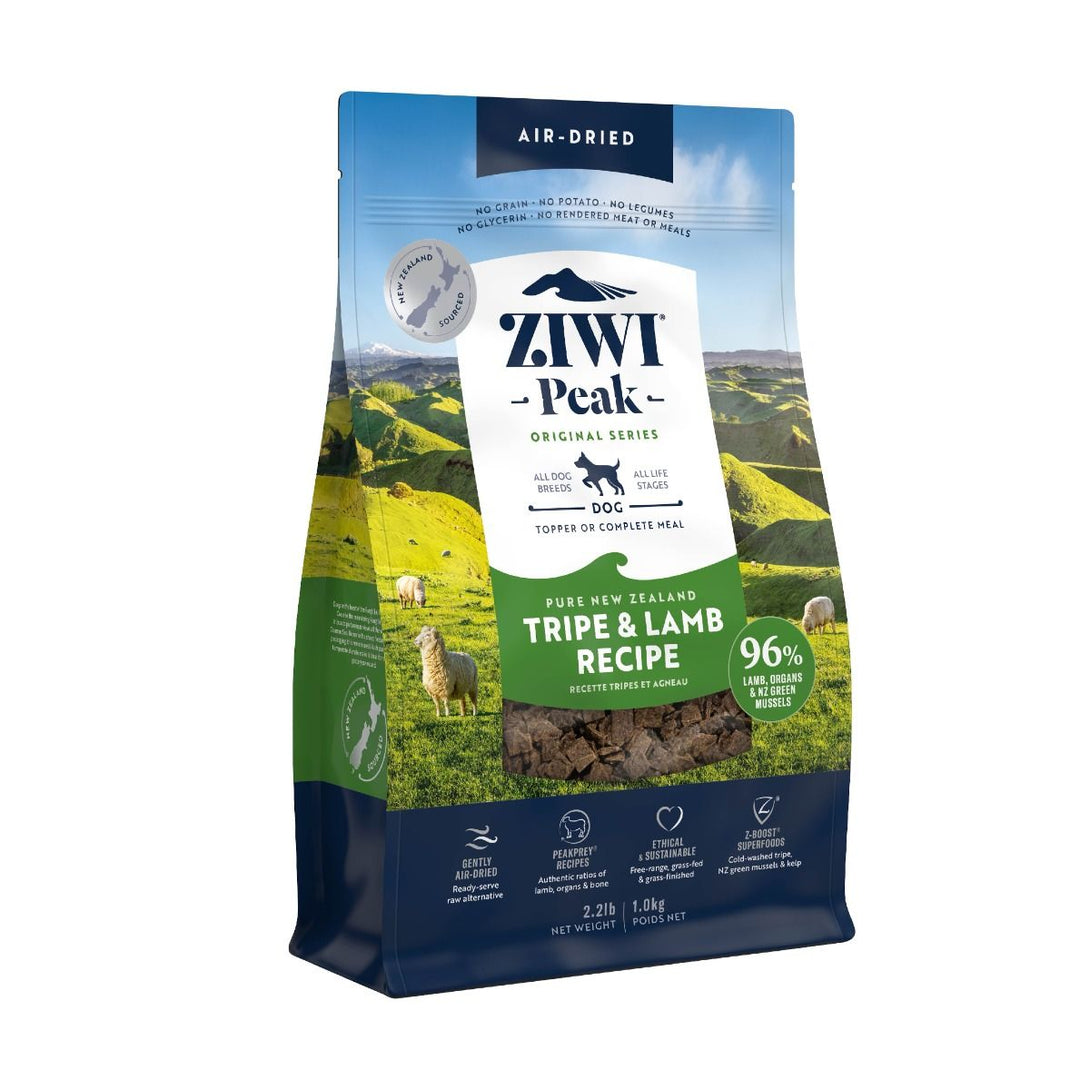 ZIWI Peak Air - Dried Tripe & Lamb Recipe Dry Dog Food - 1KG - Shopivet.com
