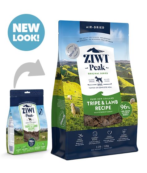 ZIWI Peak Air - Dried Tripe & Lamb Recipe Dry Dog Food - 2.5KG - Shopivet.com