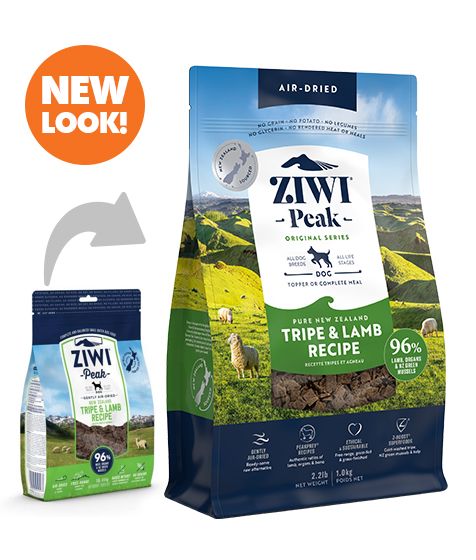 ZIWI Peak Air - Dried Tripe & Lamb Recipe Dry Dog Food - 2.5KG - Shopivet.com