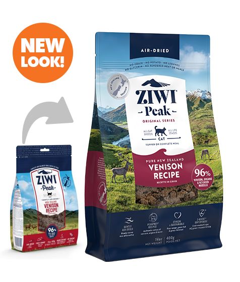 ZIWI Peak Air - Dried Venison Recipe Dry Cat Food 400g - 400G - Shopivet.com