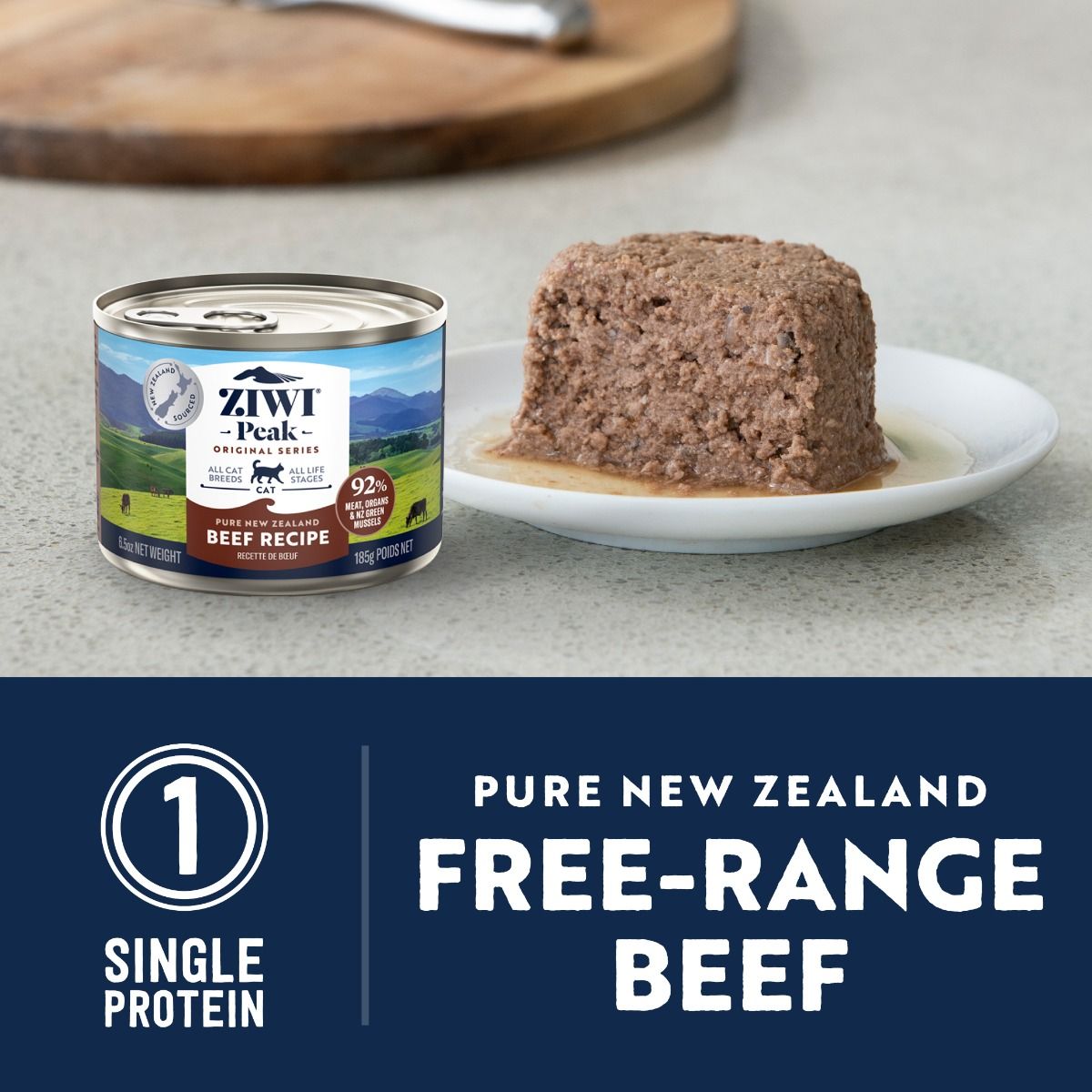 ZIWI Peak Beef Recipe Wet Cat Food - 185G - Shopivet.com