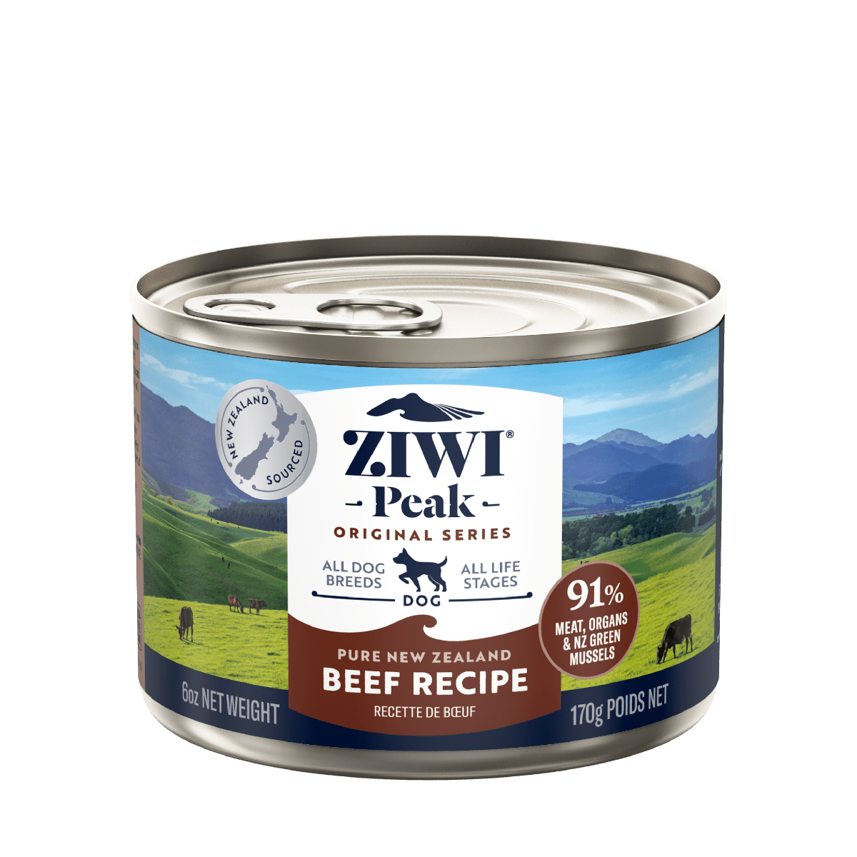 ZIWI Peak Beef Recipe Wet Dog Food - 170G - Shopivet.com