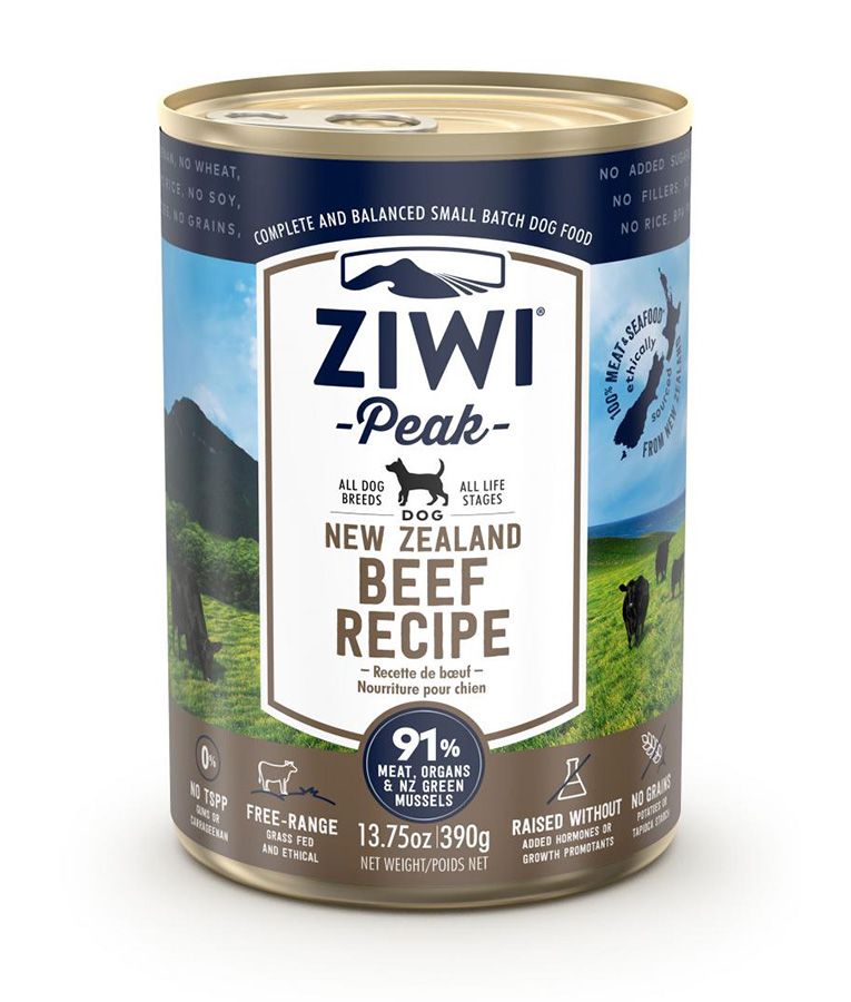 ZIWI Peak Beef Recipe Wet Dog Food - 390G - Shopivet.com