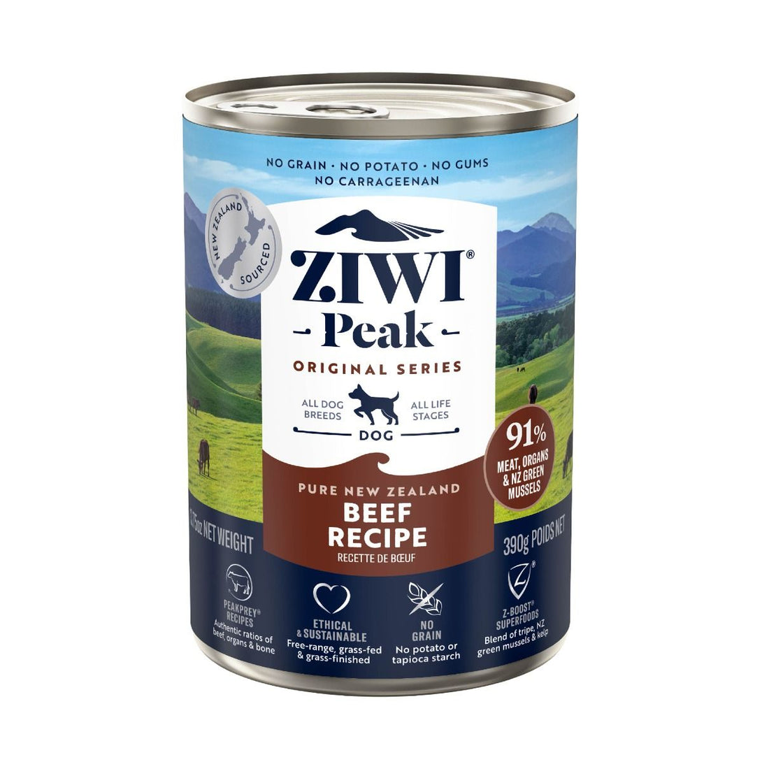 ZIWI Peak Beef Recipe Wet Dog Food - 390G - Shopivet.com
