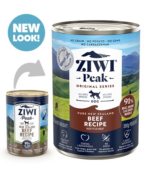 ZIWI Peak Beef Recipe Wet Dog Food - 390G - Shopivet.com