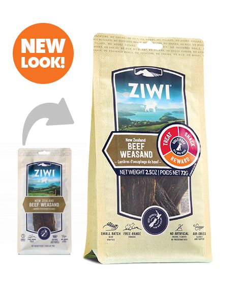 ZIWI Peak Beef Weasand Dog Treats 72g - 72G - Shopivet.com