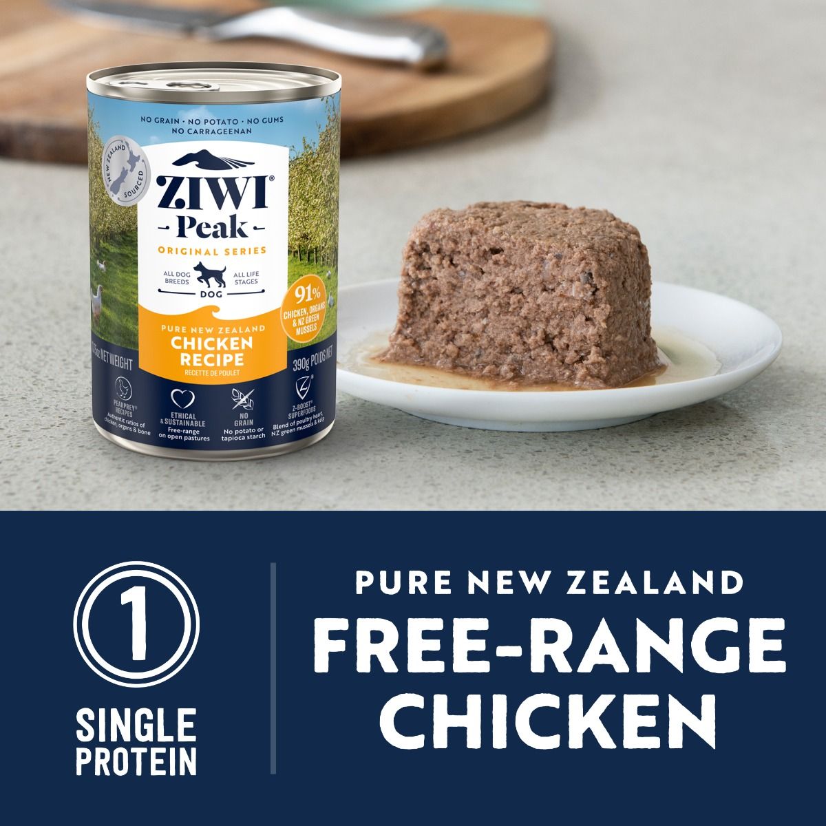 ZIWI Peak Chicken Recipe Wet Dog Food - 170G - Shopivet.com