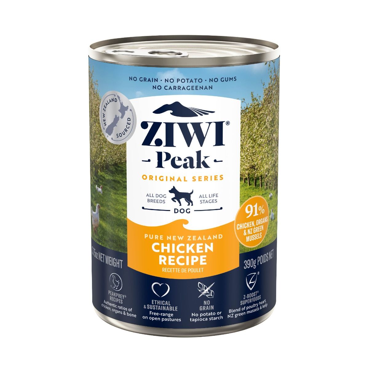 ZIWI Peak Chicken Recipe Wet Dog Food - 170G - Shopivet.com