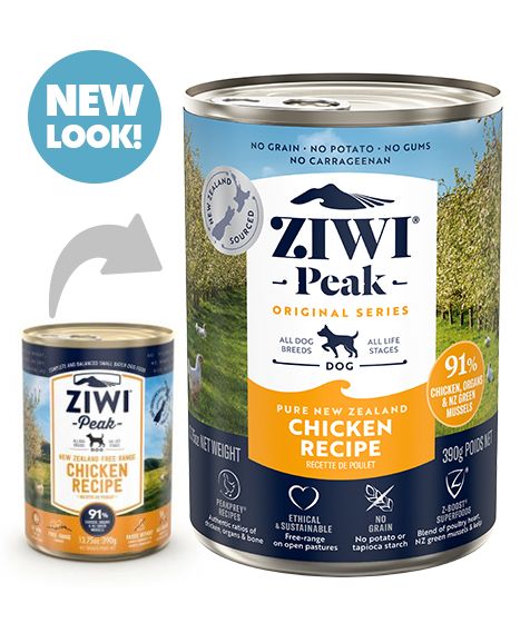 ZIWI Peak Chicken Recipe Wet Dog Food - 390G - Shopivet.com