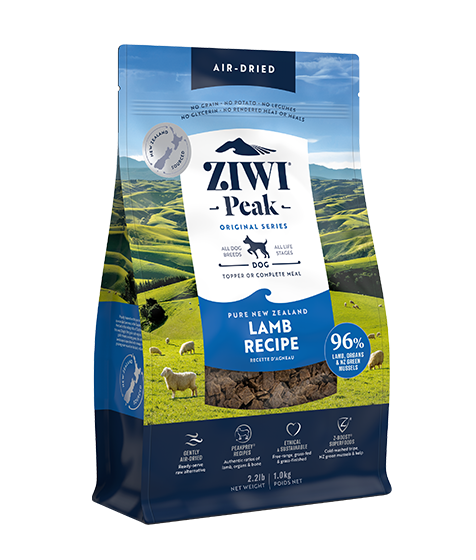 ZIWI Peak Air-Dried Lamb Recipe Dry Dog Food - 4KG