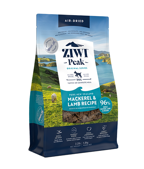 ZIWI Peak Air-Dried Mackerel & Lamb Recipe Dry Dog Food - 4kg