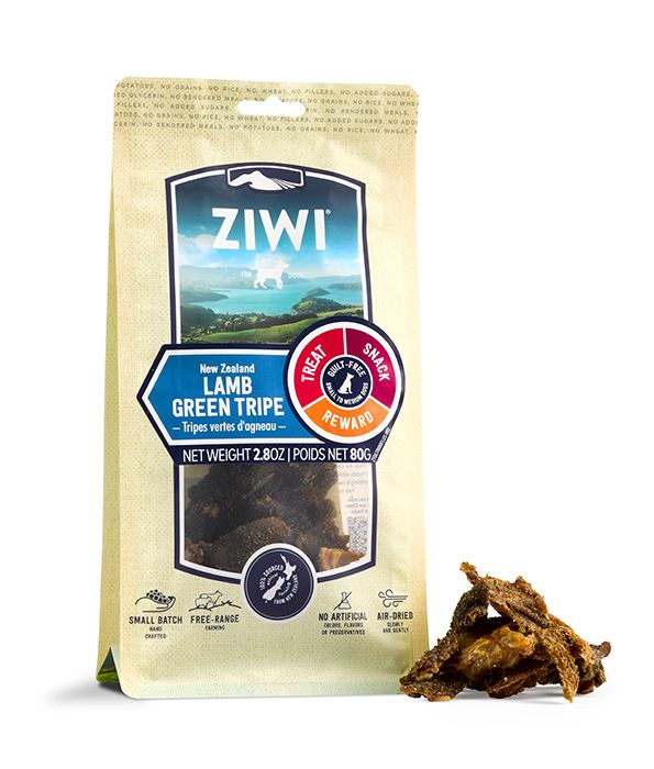 ZIWI Peak Lamb Green Tripe Dog Treats 80g - 80G - Shopivet.com
