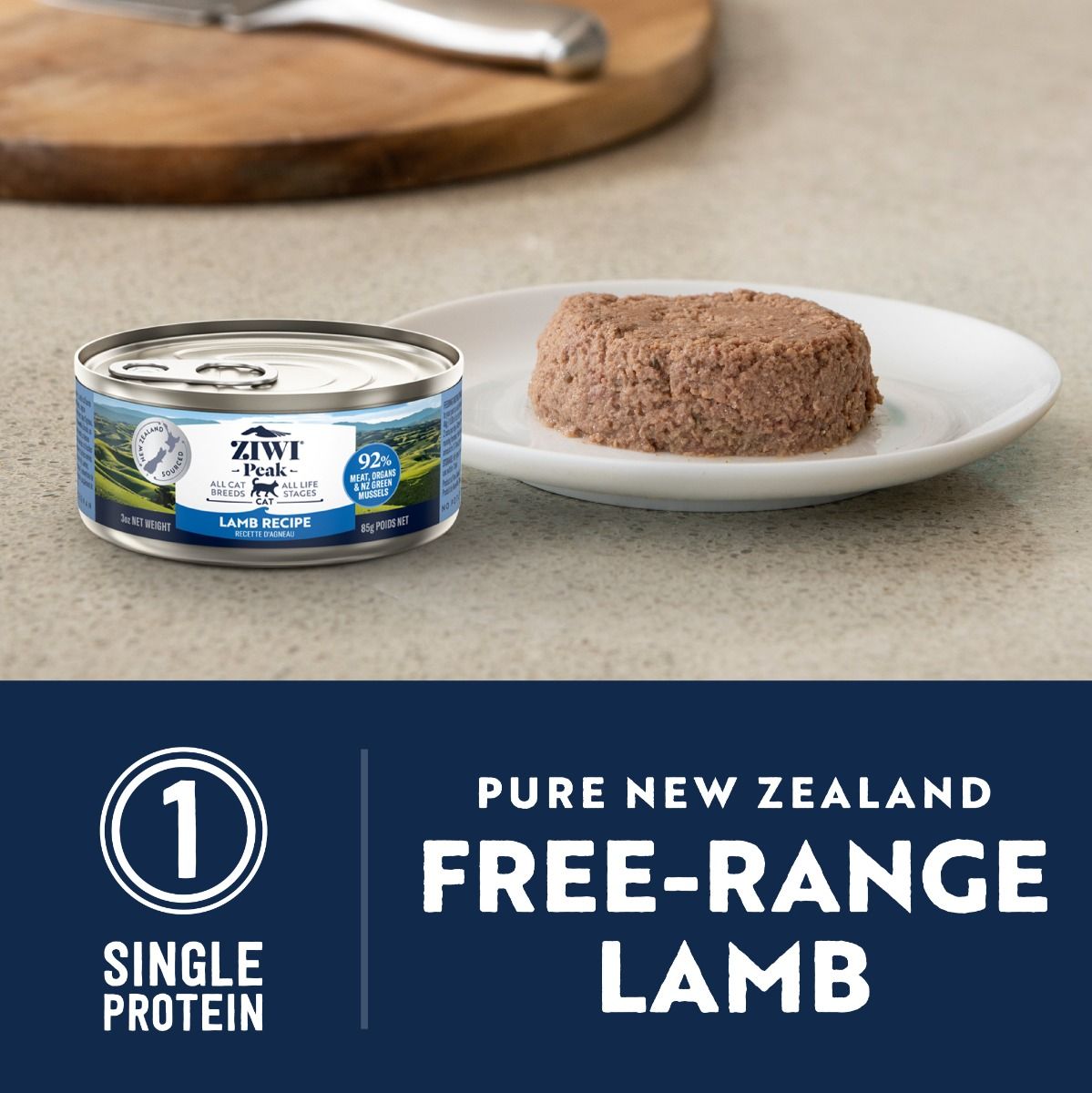 ZIWI Peak Lamb Recipe Wet Cat Food - 185G - Shopivet.com