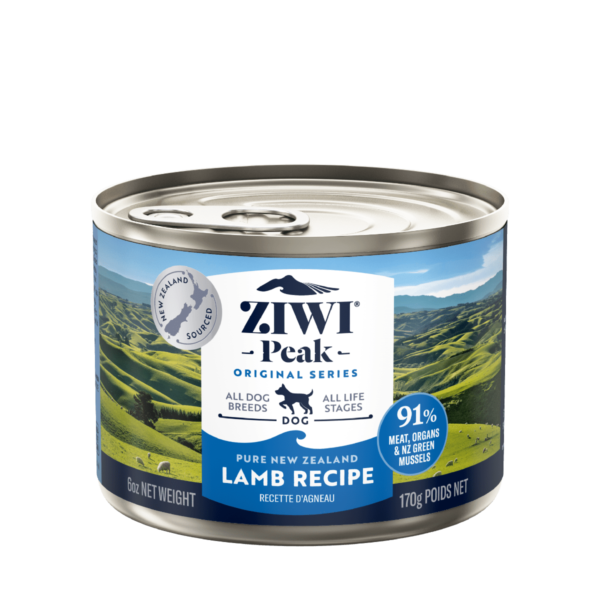 ZIWI Peak Lamb Recipe Wet Dog Food - 170G - Shopivet.com