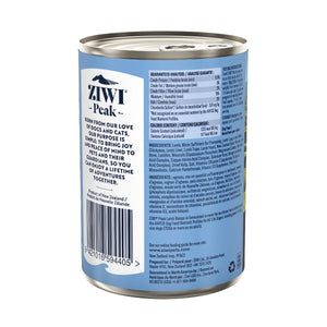 ZIWI Peak Lamb Recipe Wet Dog Food - 390G - Shopivet.com