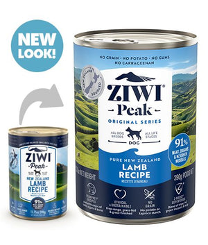 ZIWI Peak Lamb Recipe Wet Dog Food - 390G - Shopivet.com