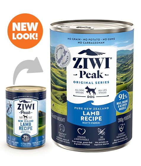 ZIWI Peak Lamb Recipe Wet Dog Food - 390G - Shopivet.com