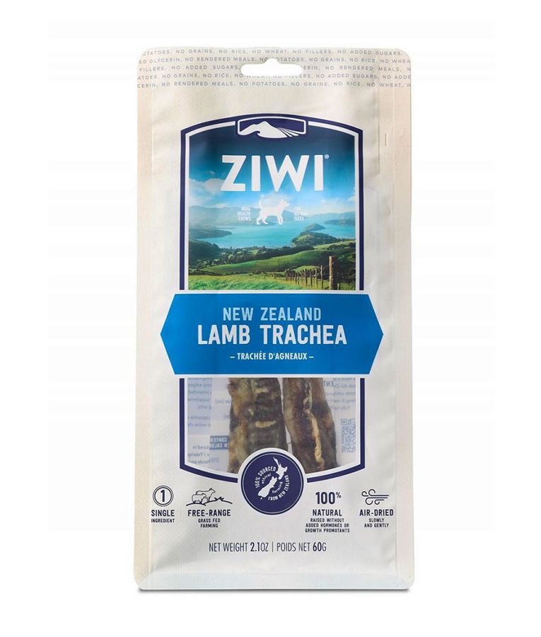 ZIWI Peak Lamb Trachea Dog Treats 60g - 60G - Shopivet.com
