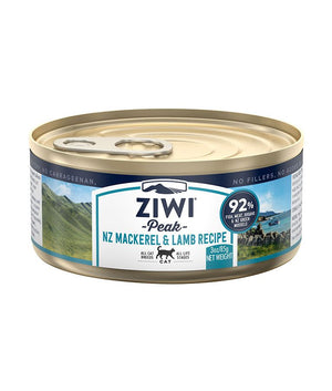 ZIWI Peak Mackerel & Lamb Recipe Wet Cat Food - 185G - Shopivet.com
