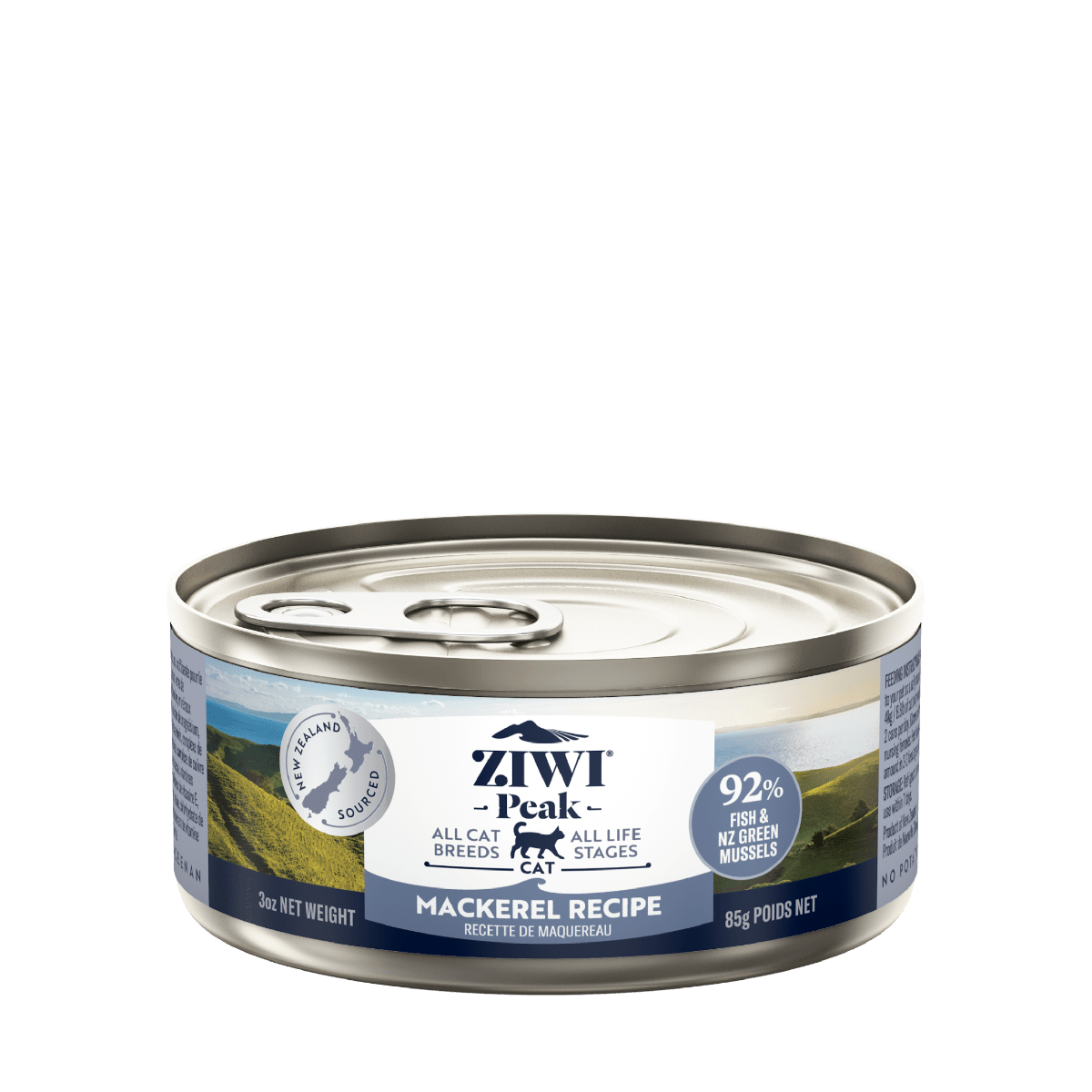 ZIWI Peak Mackerel Recipe Wet Cat Food - 185G - Shopivet.com