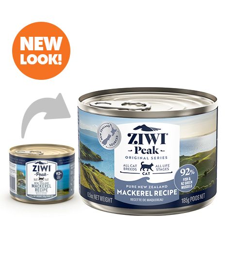 ZIWI Peak Mackerel Recipe Wet Cat Food - 185G - Shopivet.com