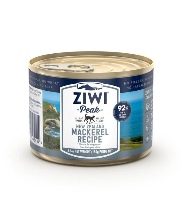 ZIWI Peak Mackerel Recipe Wet Cat Food - 185G - Shopivet.com