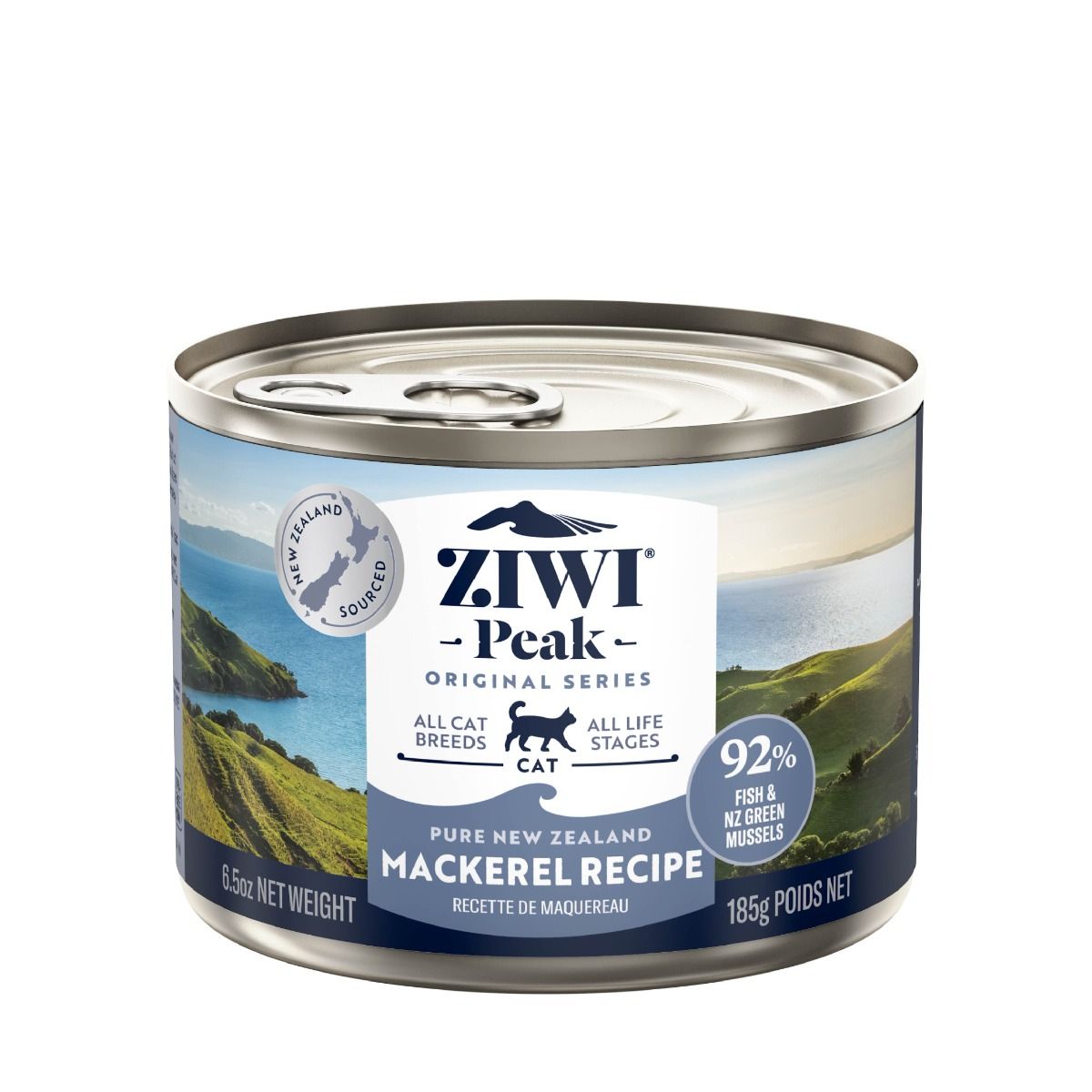 ZIWI Peak Mackerel Recipe Wet Cat Food - 185G - Shopivet.com