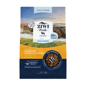 ZIWI Peak Steam & Dried Cage - Free Chicken with Orchard Fruits Recipe Dry Dog Food - 3.2kg - Shopivet.com