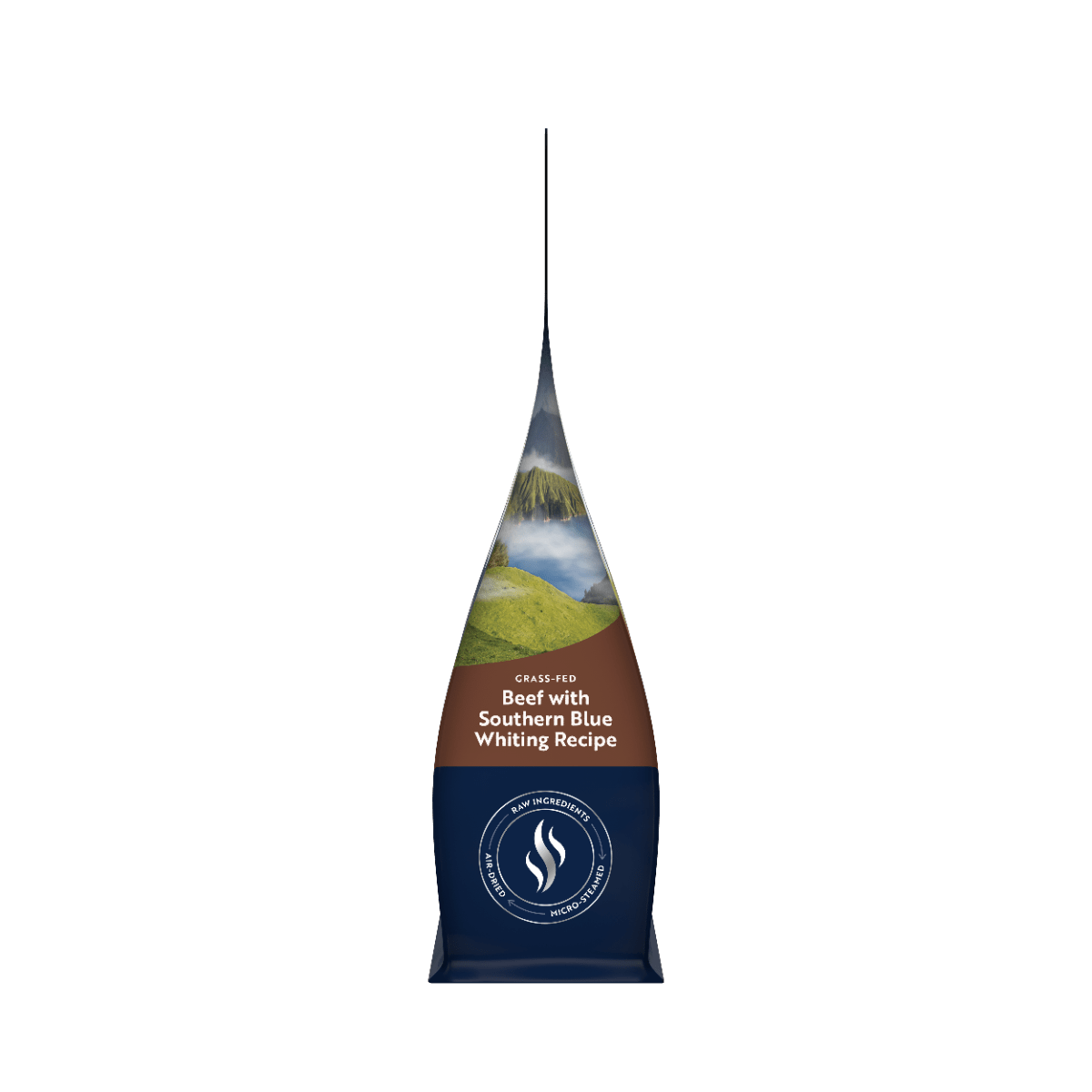 ZIWI Peak Steam & Dried Grass - Fed Beef with Southern Blue Whiting Recipe Dry Cat Food - 800g - Shopivet.com